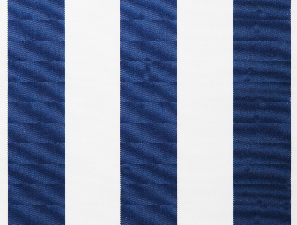 Blauw en Wit Gestreept Polyester Doek en Volant voor Zonwering van 450cm x 300cm